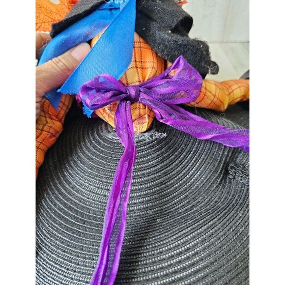 Dept 56 pumpkin hat 91408 Halloween home decor as is - Picture 8 of 9